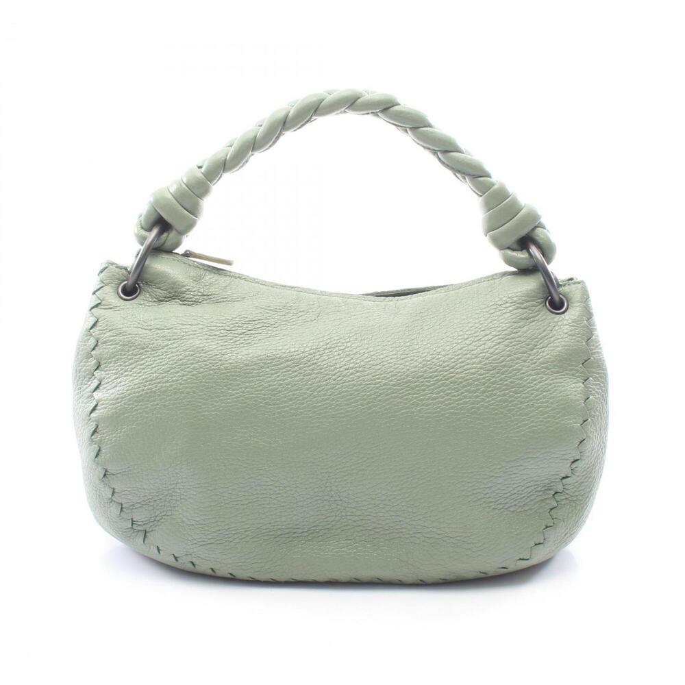 Bottega Veneta Hobo Shoulder Bag Handbag Leather Women's Green